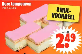 Dirk Roze tompoucen aanbieding