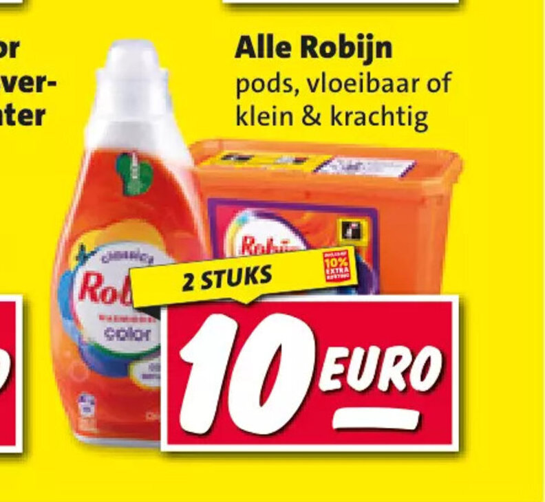 Nettorama Alle Robijn pods, vloeibaar of klein & krachtig aanbieding