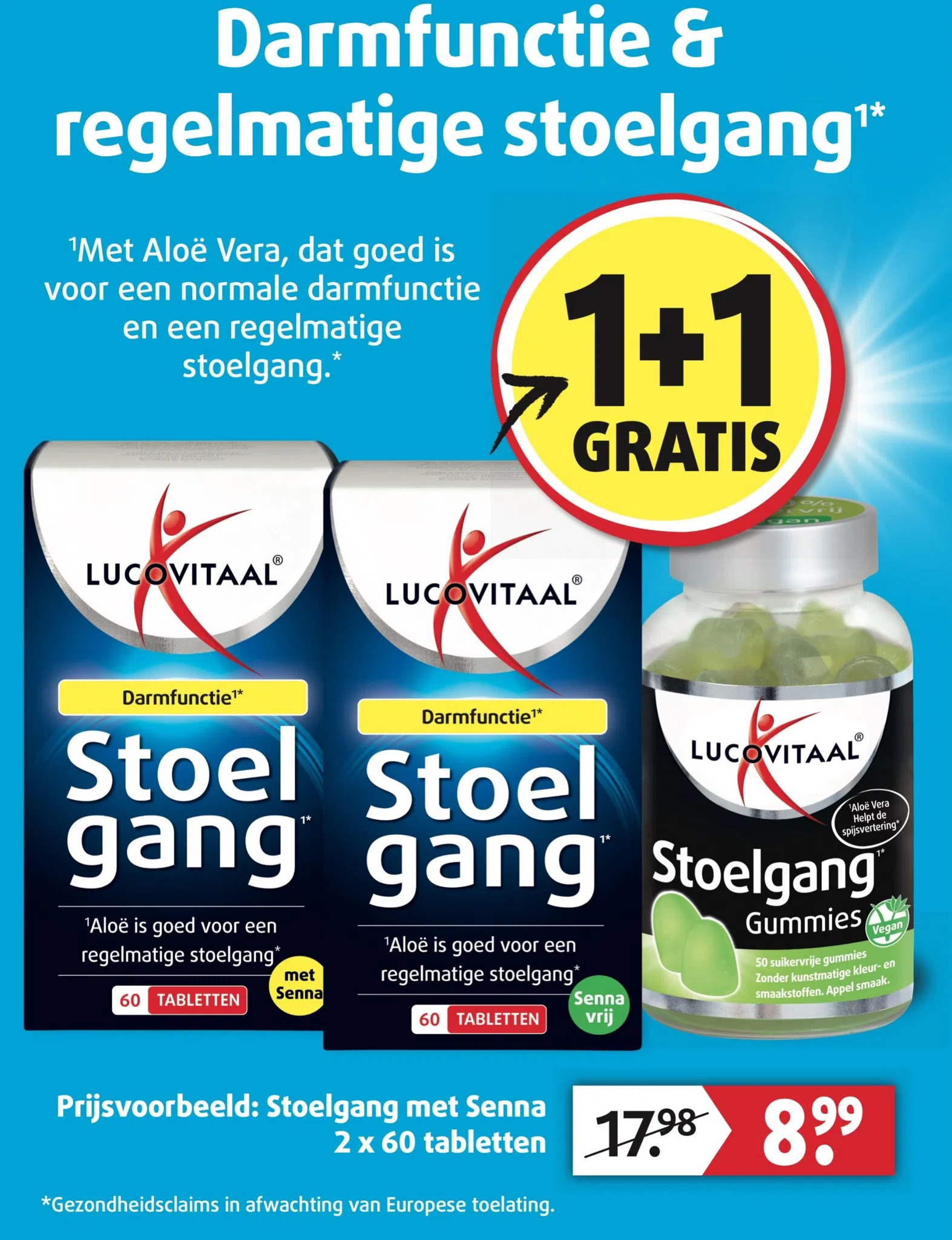 Lucovitaal Darmfunctie & regelmatige stoelgang™* aanbieding