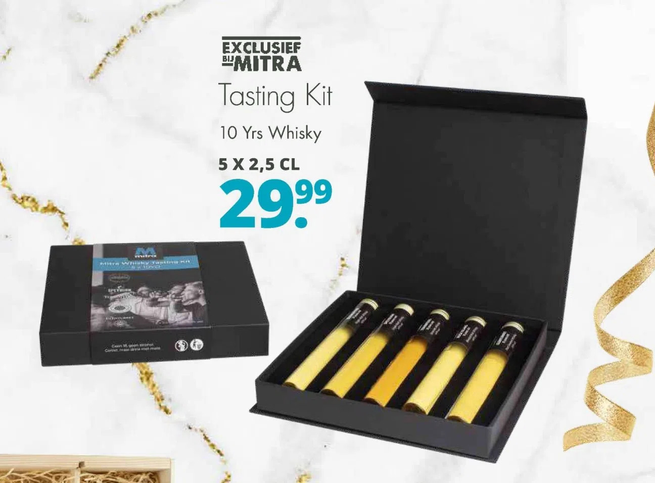 Mitra Tasting kit 10 yrs whisky aanbieding
