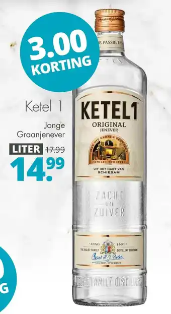 Mitra Ketel 1 jonge graanjenever aanbieding