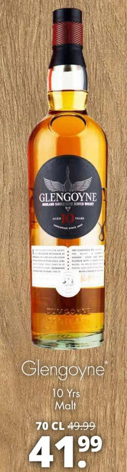 Mitra Glengoyne 10 yrs malt aanbieding