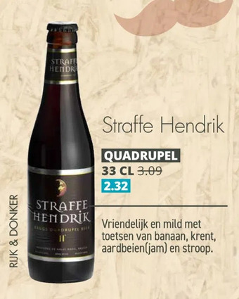 Mitra Straffe hendrik quadrupel aanbieding