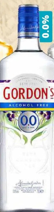 Mitra Gordon's alcohol free aanbieding
