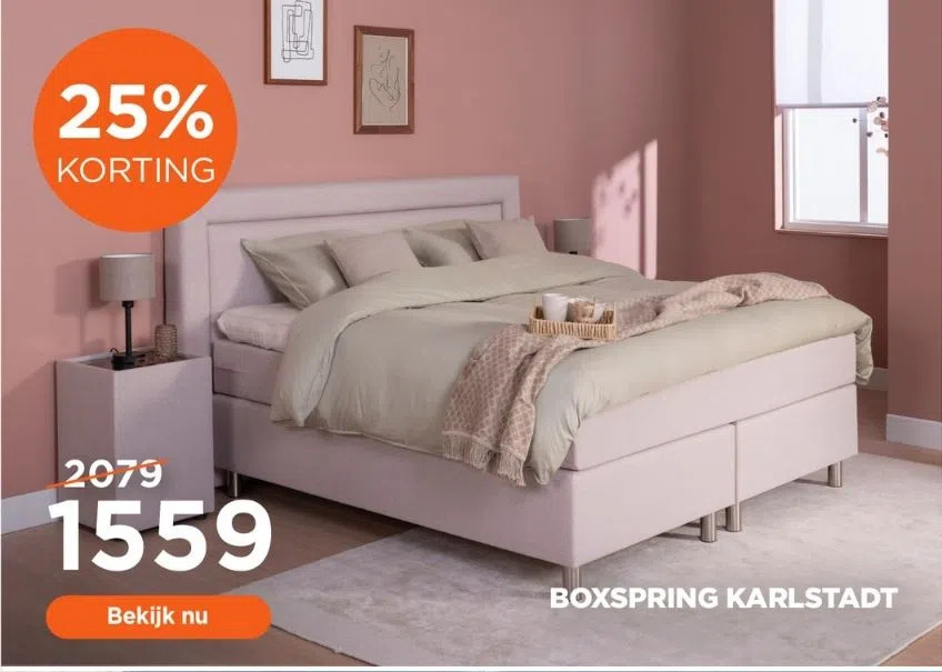 TotaalBED Boxspring karlstadt aanbieding