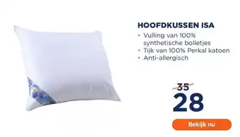 TotaalBED Hoofdkussen isa aanbieding