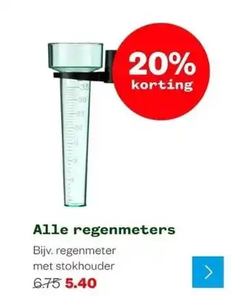 Welkoop Alle regenmeters aanbieding