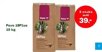 Welkoop Pavo 18plus aanbieding