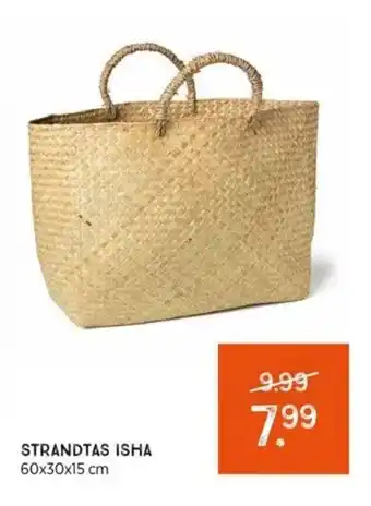 Xenos Strandtas isha 60x30x15 cm aanbieding