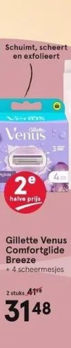 Etos Gillette venus comfortglide breeze aanbieding