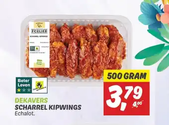 Dekamarkt DEKAVERS SCHARREL KIPWINGS Echalot. 500 gram aanbieding