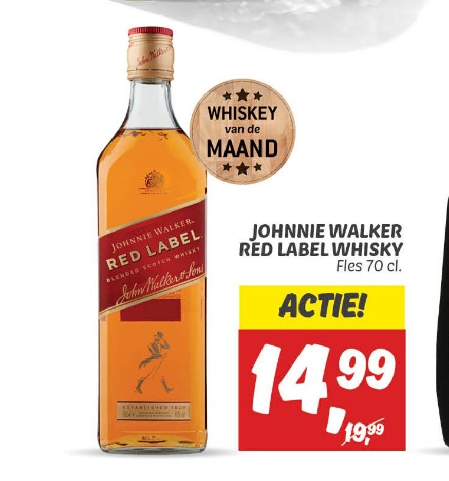 Dekamarkt JOHNNIE WALKER. aanbieding