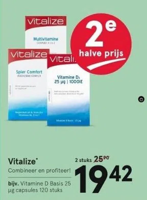 Etos Vitalize* combineer en profiteer! aanbieding