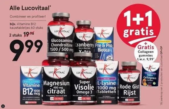 Etos Alle lucovitaal* aanbieding