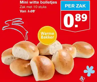 Hoogvliet Mini witte bolletjes aanbieding