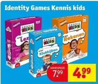 Kruidvat Identity games kennis kids aanbieding