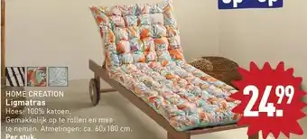 ALDI Home creation ligmatras aanbieding
