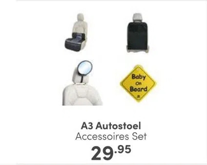 Baby & Tiener A3 autostoel aanbieding