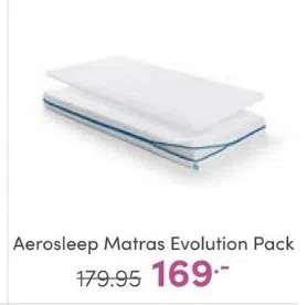 Baby & Tiener Aerosleep matras evolution pack aanbieding