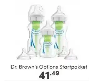 Baby & Tiener Dr. brown's options startpakket aanbieding