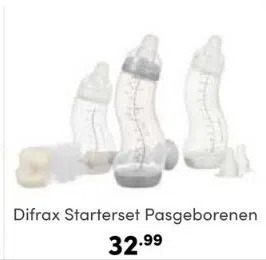 Baby & Tiener Difrax starterset pasgeborenen aanbieding