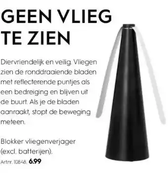 Blokker Blokker vliegenverjager (excl. batterijen). aanbieding