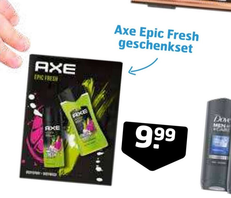 Trekpleister Axe Epic Fresh geschenkset aanbieding