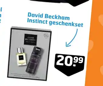 Trekpleister David Beckham Instinct geschenkset aanbieding