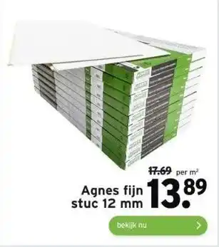 GAMMA Agnes fijn stuc 12 mm aanbieding