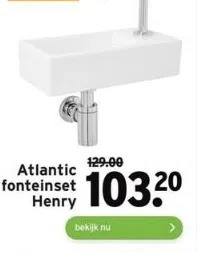 GAMMA Atlantic fonteinset henry aanbieding