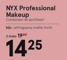 Etos Nyx professional makeup aanbieding