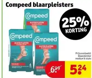 Kruidvat Compeed blaarpleisters aanbieding