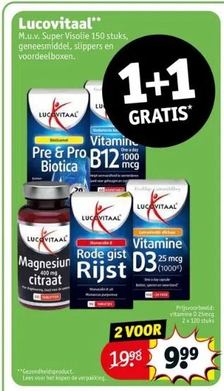 Kruidvat Lucovitaal aanbieding