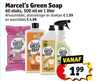 Kruidvat Marcel's green soap aanbieding