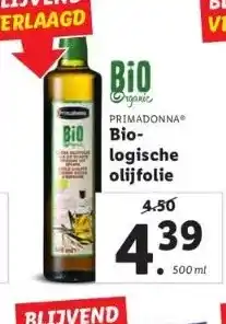 Lidl Bio logische olijfolie aanbieding