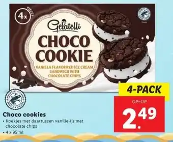 Lidl Choco cookies aanbieding