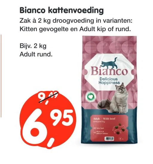Jumper Bianco kattenvoeding aanbieding