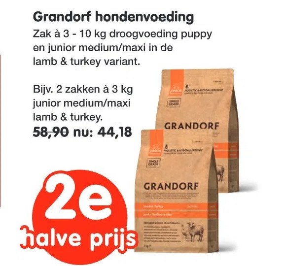Jumper Grandorf hondenvoeding aanbieding