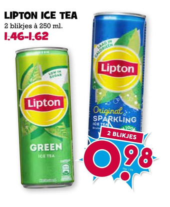 Boon`s Markt Lipton ice tea aanbieding