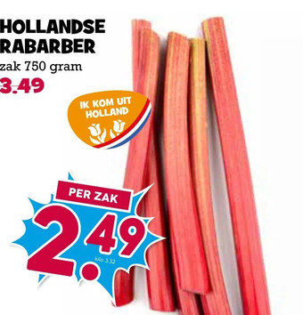 Boon`s Markt Hollandse rabarber aanbieding