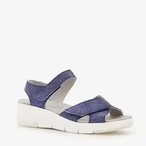 Scapino Hush puppies dames sandalen blauw aanbieding