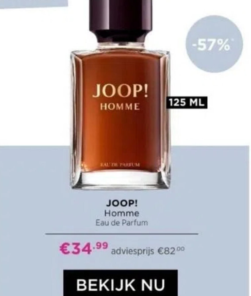 ICI Paris XL Joop! homme 125 ml aanbieding