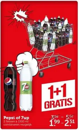 Coop Pepsi of 7up aanbieding