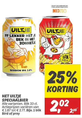 Dekamarkt Het uiltje speciaalbier aanbieding