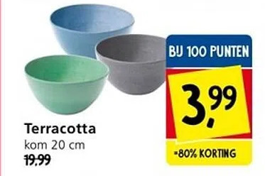 Jan Linders Terracotta aanbieding