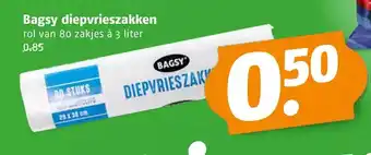 Poiesz Bagsy diepvrieszakken aanbieding