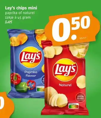 Poiesz Lay's chips mini aanbieding