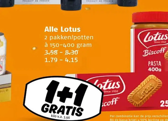 Poiesz Alle lotus aanbieding