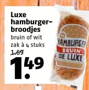 Poiesz Luxe hamburgerbroodjes aanbieding