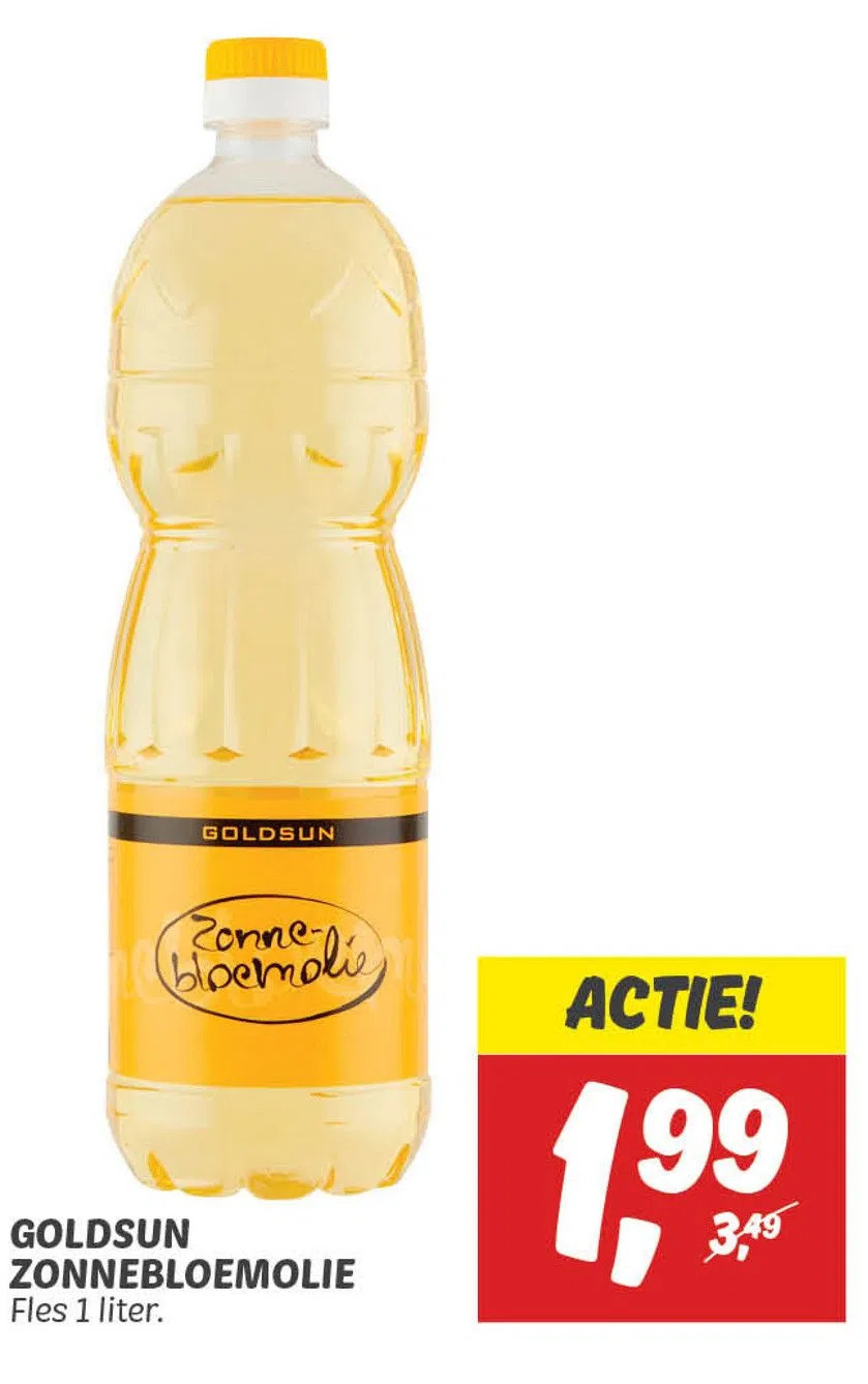 Dekamarkt Goldsun zonnebloemolie aanbieding